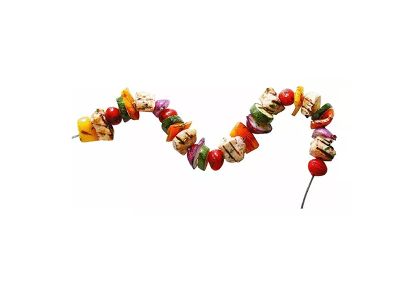 Pincho para asar flexible (2 piezas)