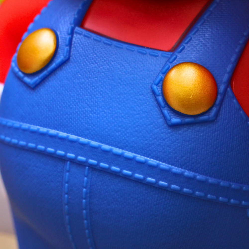 Figura de Colección Mario Odyssey 39cm, Super M Gorra Etatuilla de Personaje de Videojuegos, Muñeco Gigante Decoración Ideal para Regalo, Juguetes para Niños de PVC Reforzado Calidad