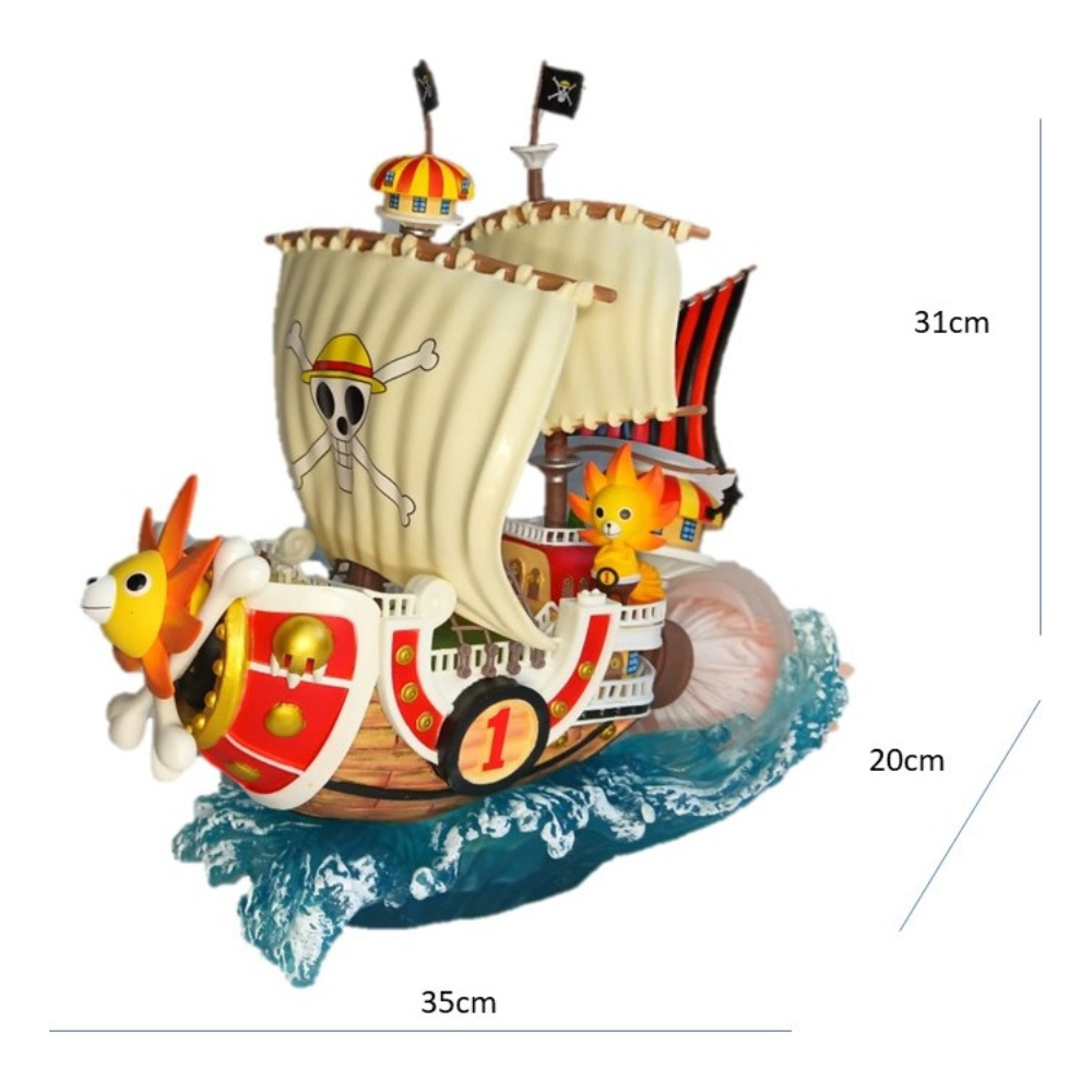 Figura Barco Pirata One Piece Thousand Sunny 31cm Anime