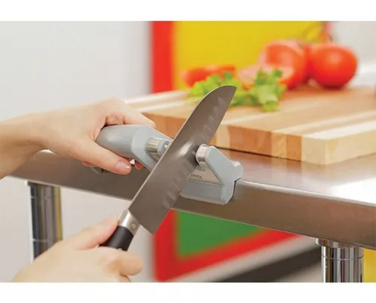 Afilador manual P/Cuchillos Santoku y Estándar