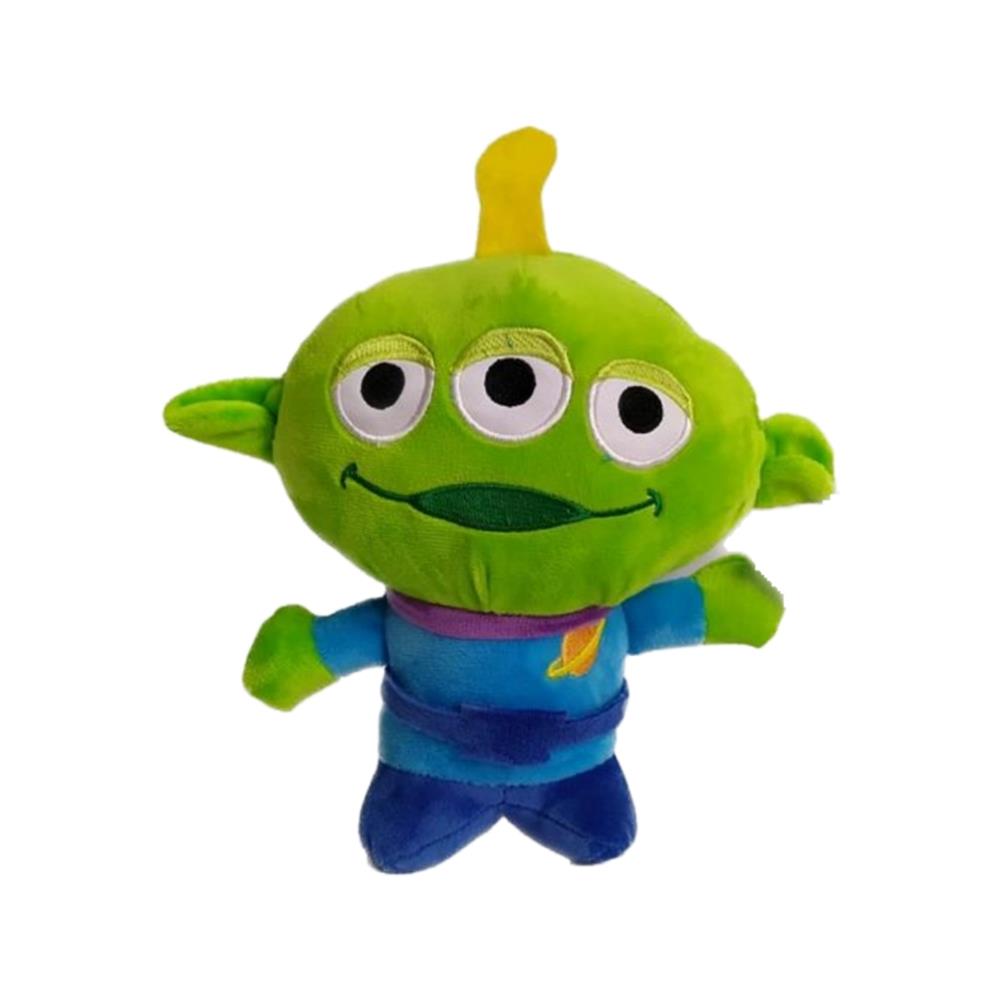 Peluche Marcianito Verde Detalles Bordados 22 Cm