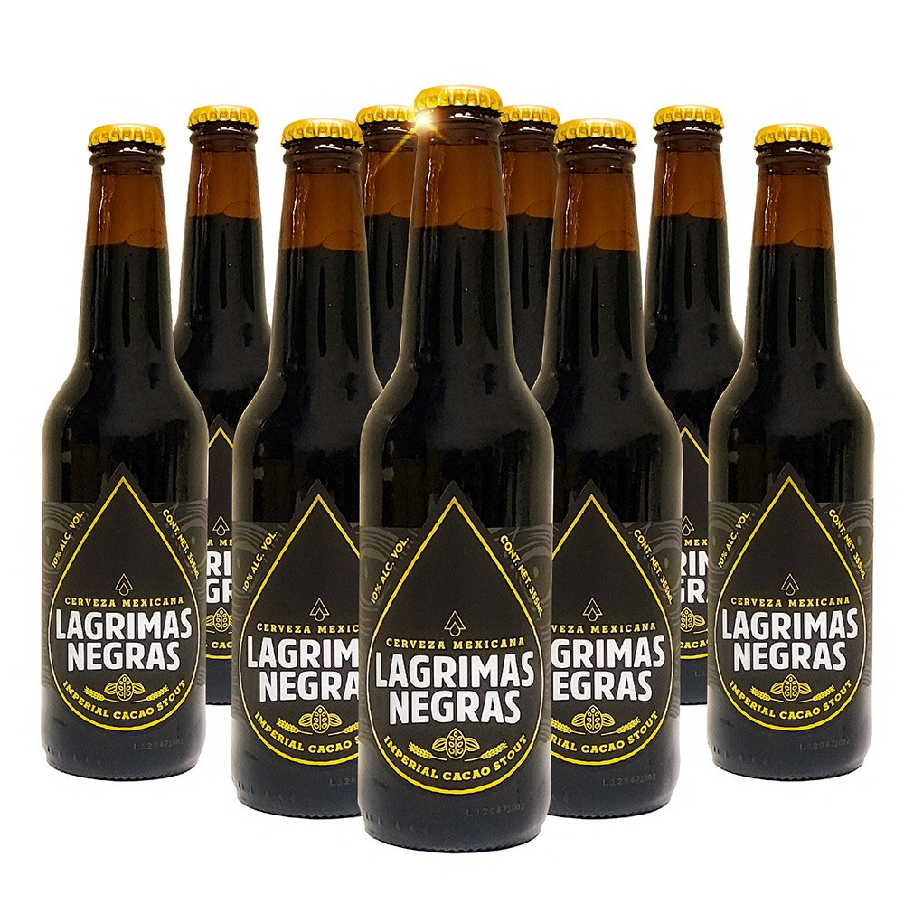 12 Pack Cerveza Lagrimas Negras Imperial Cacao Stout
