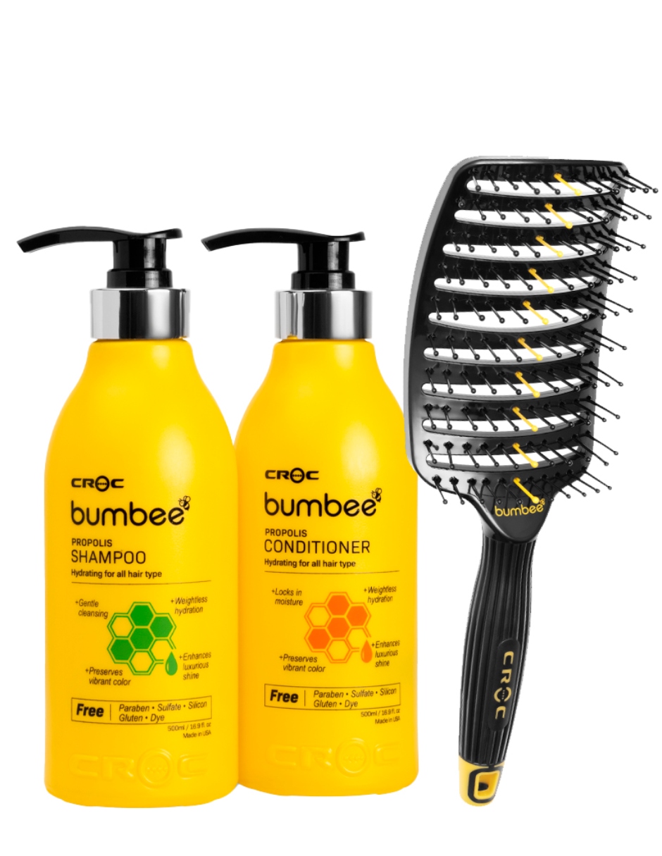 Dúo Uso Diario + Cepillo Bumbee Vent Brush, set para cabello