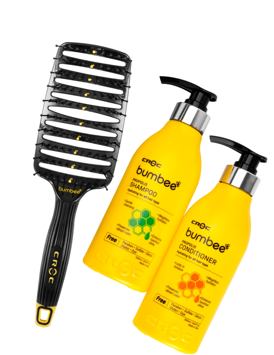 Dúo Uso Diario + Cepillo Bumbee Vent Brush, set para cabello