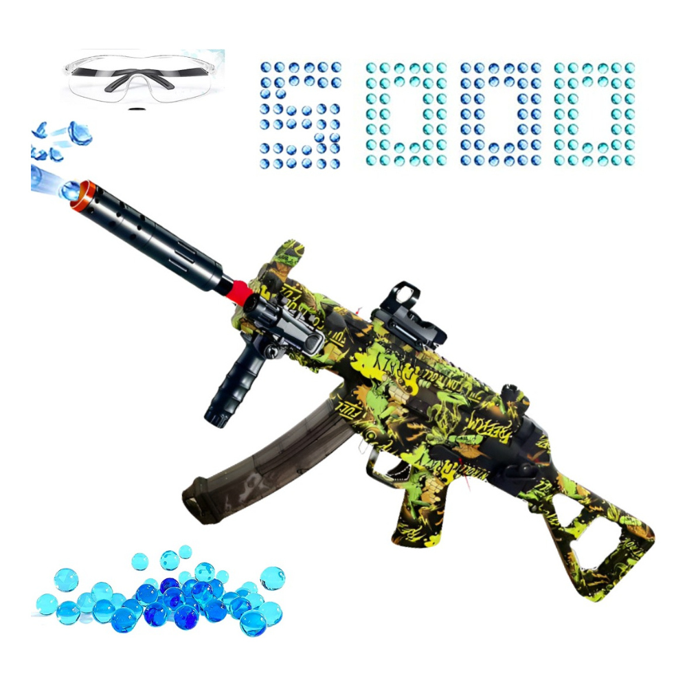 Ametralladora Automatica Mp5 Ka Rifle Arma Juguete Hidrogel 