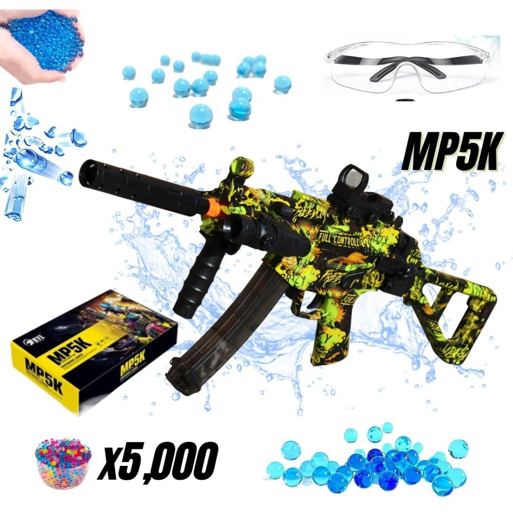 Ametralladora Automatica Mp5 Ka Rifle Arma Juguete Hidrogel 