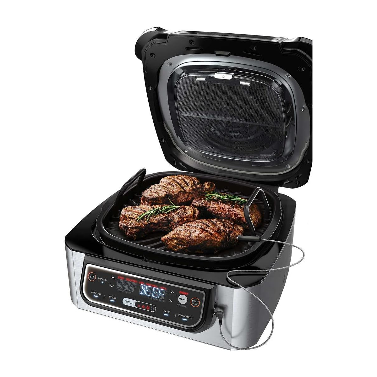 Ninja Foodi 5 en 1 Freidora de Aire color Negro Lg450co Reacondicionado.