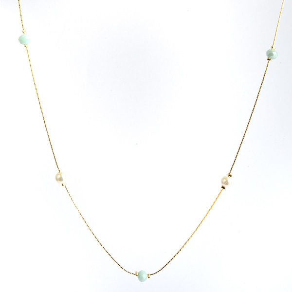 Collar Cielo-Baño Oro 18K