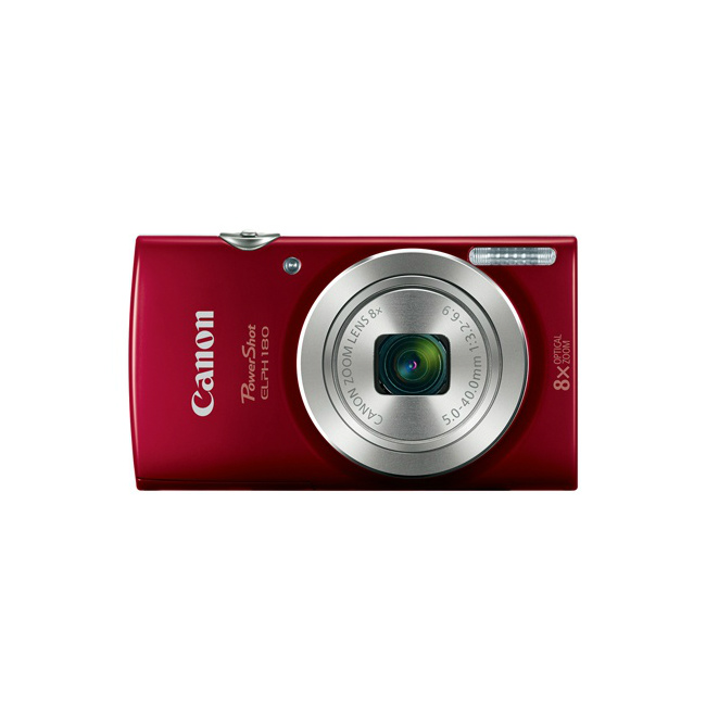 Camara Digital Canon E180 20 Megapixeles Color Rojo