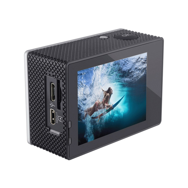 Camara Deportiva Sumergible Steren Negro 12 MP Resoluci?n de Video 1080P/30; 720P/60