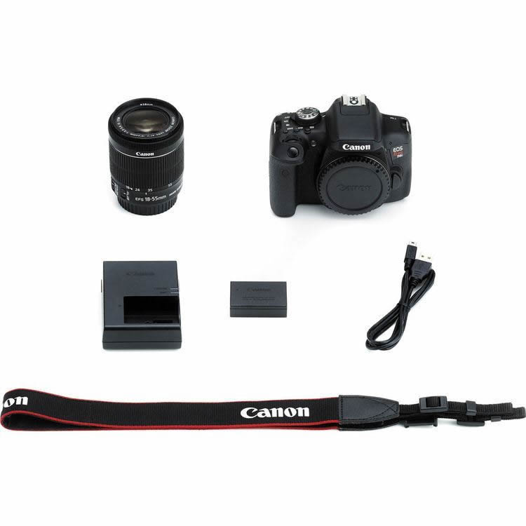 Cámara Dslr Canon Eos Rebel T6 Con lente 18 55 18MP Wifi Nfc Gratis Estuche Y Memoria