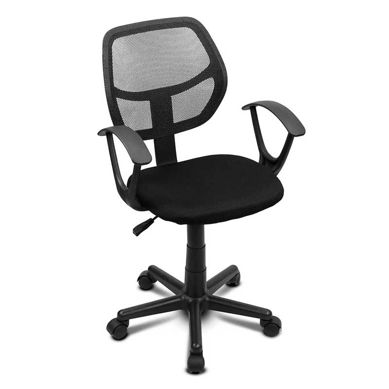 Silla Secretarial Operativa Onof Respaldo Malla Oficina - Negro