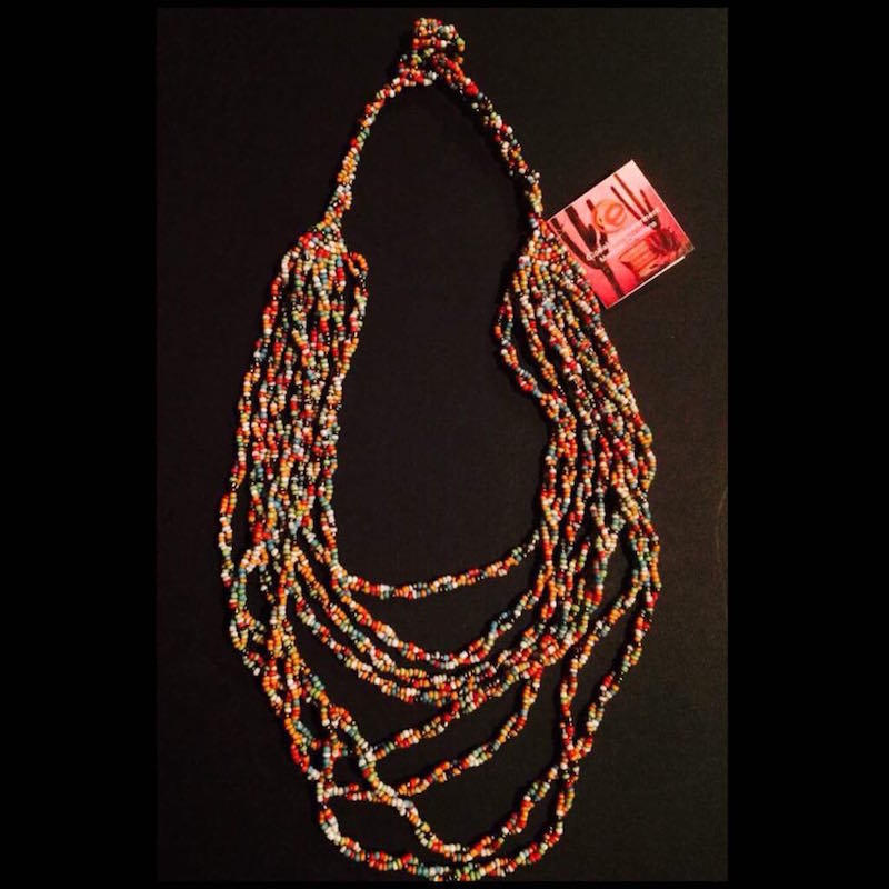 Collar Huichol Cascada Corto