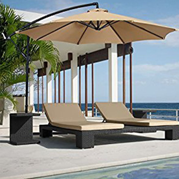 Set De Sombrilla Y Base Para Jardin (P50617 +P50610), Lizkona