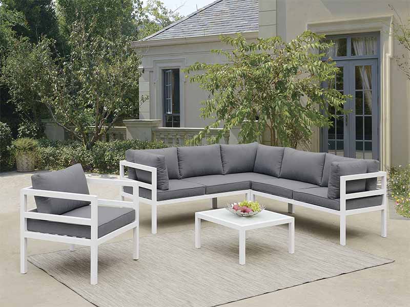 Set De 5 Piezas, Seccional Para Jardin P50289, Lizkona