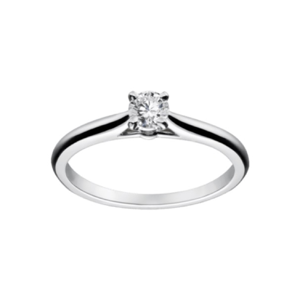 Anillo Svetlana Petrov® de Plata 925 con brillante sintético de 30 pts