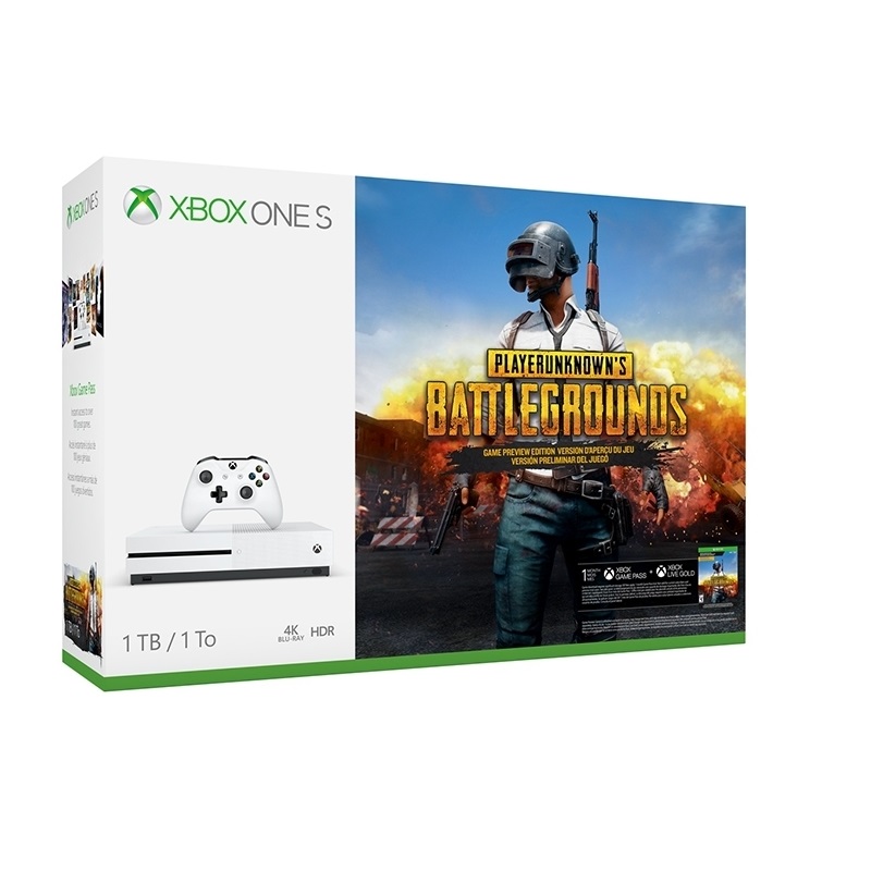 CONSOLA XBOX ONE S 1TB EDITION EDICIÓN BATTLEGROUNDS NUEVO