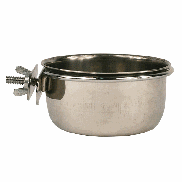 Tazón Para Ave De Acero Inoxidable De Fancy Pet 20Oz.