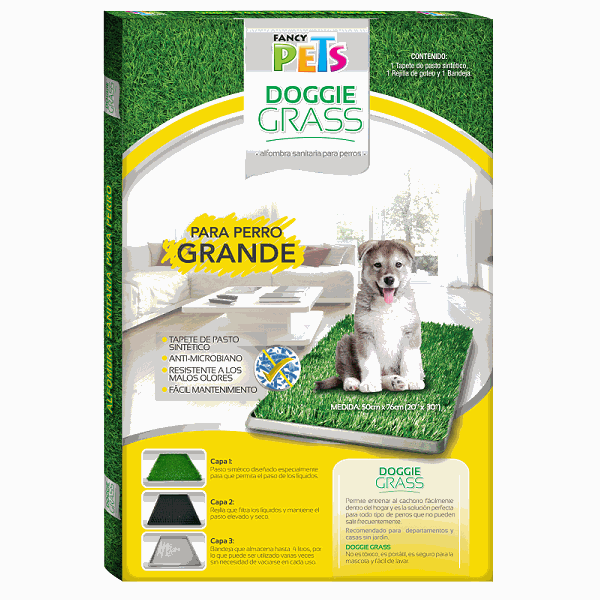 Tapete Sanitario Green Grass Fancy Pets Entrenador Perro Grande