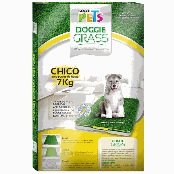 Tapete Sanitario Green Grass Fancy Pets Entrenador Perro Chico