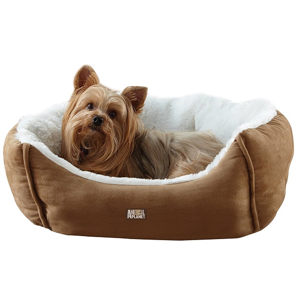 Pequeña Cama De Mascota Suede Arena