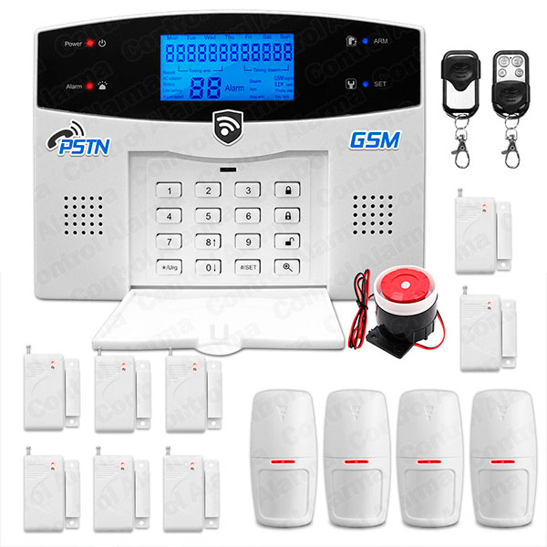 Alarma Gsm Dual System Inalambrica X App Seguridad Casa 12S