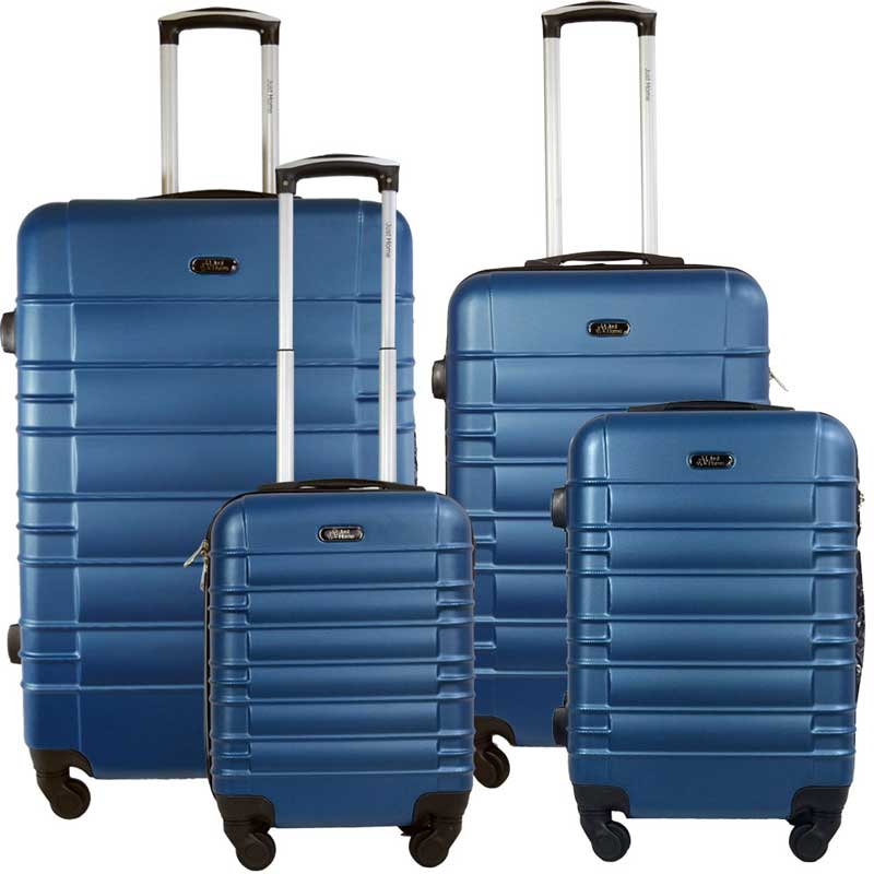 Maleta Rigida Set 4 Maletas De Viaje 4 Ruedas Azul 16