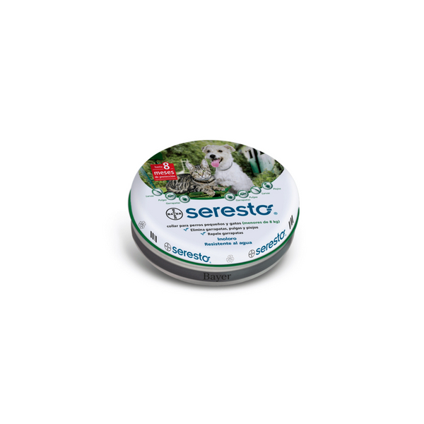 Collar Seresto Para Perro Chico Y Gato Bayer