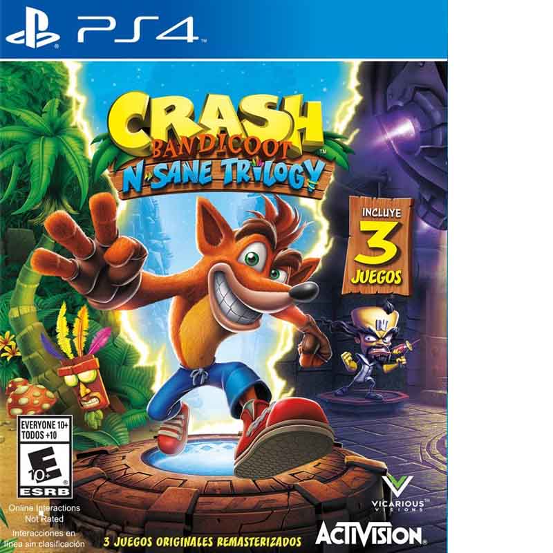 Ps4 Juego Crash Bandicoot N-Sane Trilogy - Playstation 4