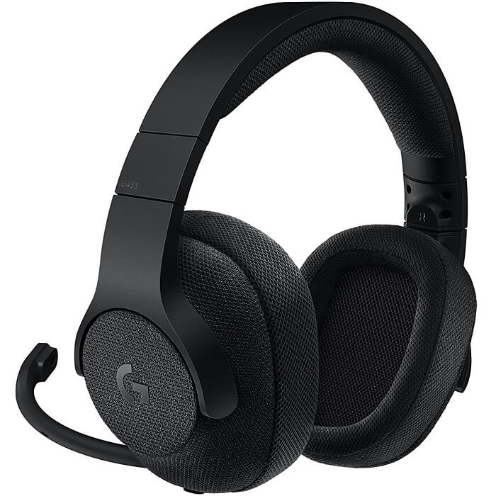Diadema Logitech G433 Dts 7.1 Usb Y 3.5Mm Negra Gaming 981-000667