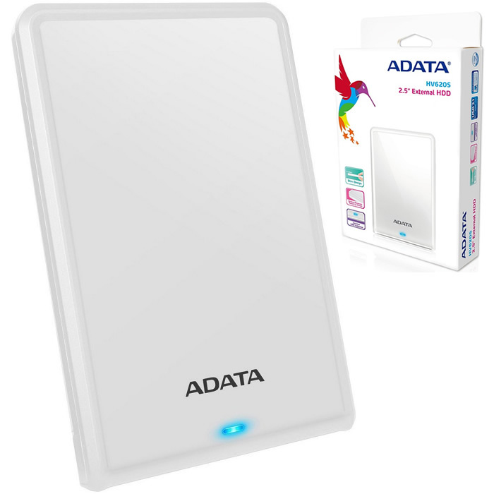 Disco Duro Externo Adata Hv620S 4 Tb Usb 3.0 Blanco Ahv620S-4Tu31-Cwh