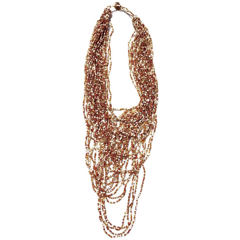 Collar Huichol Cascada Largo
