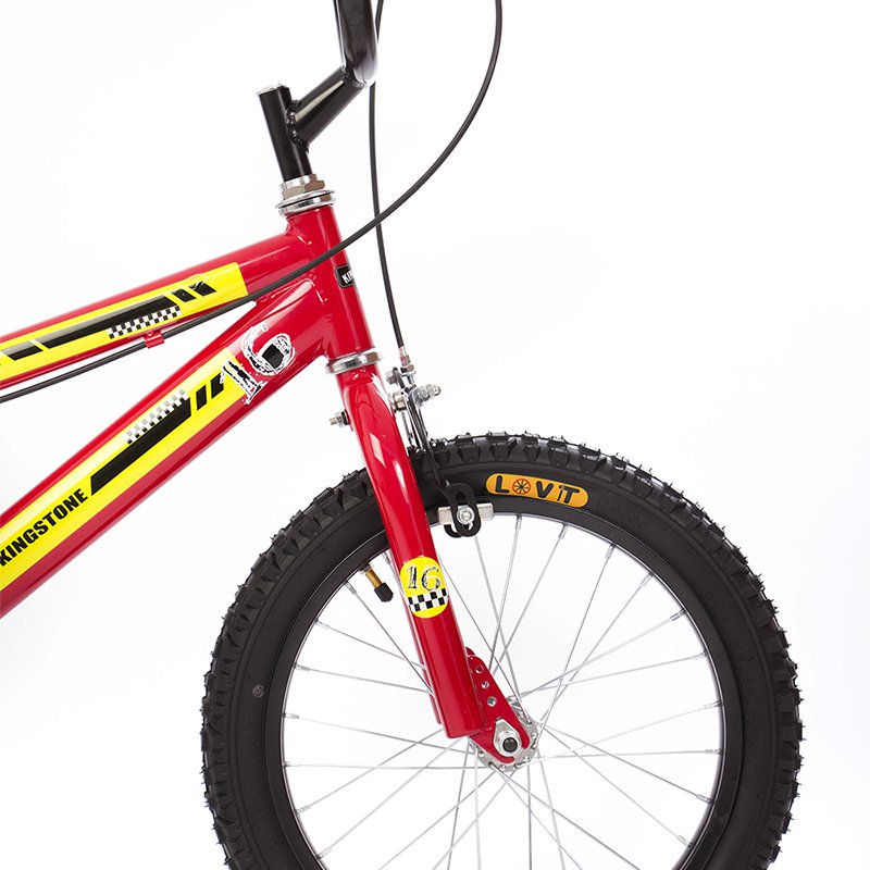 Bicicleta R16 Kingstone Racer Niño Rojo Premium