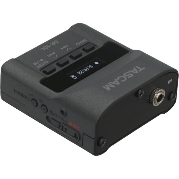 Grabadora Voz Portatil Tascam Dr10L Microfono Solapa Negro