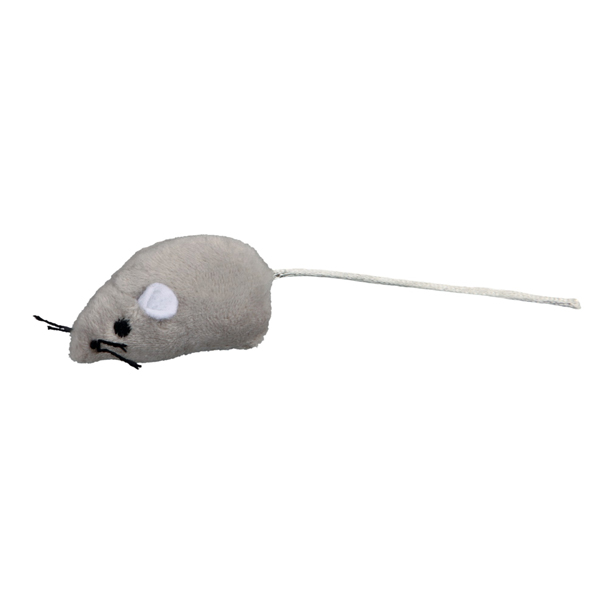 Trixie Ratón De Peluche, 5 Cm, Granel, Gris