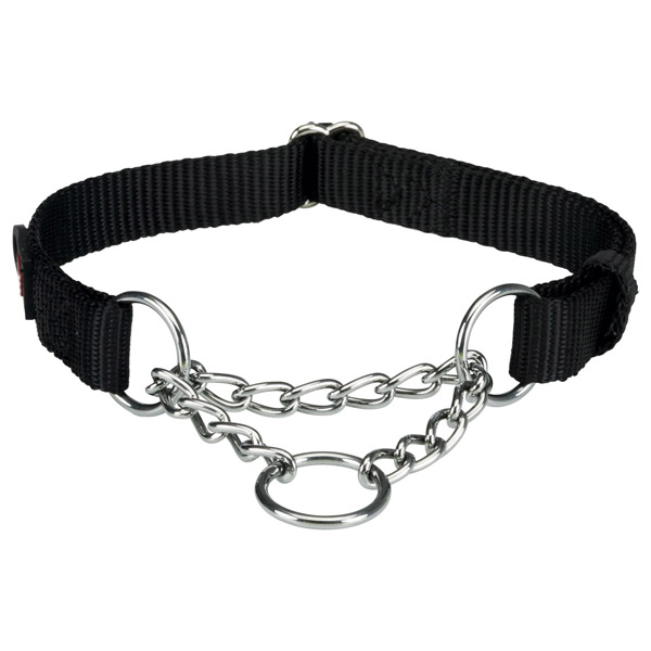 Trixie Collar De Educación Premium, Ajustable Nylon,l-Xl,45-70Cm/25Mm,negro