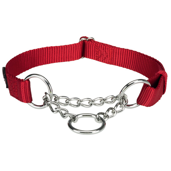 Trixie Collar De Educación Premium Ajustable Nylon,m-L,35-50Cm/20Mm,rojo