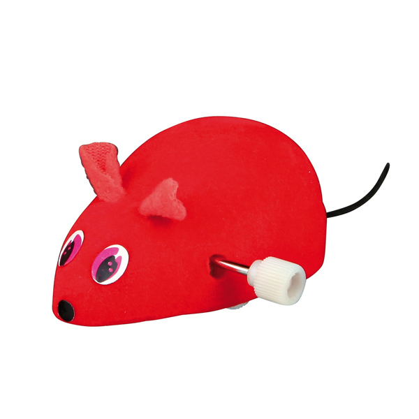Trixie Ratón De Fieltro Con Movimiento, 7 Cm, Juguete Par Gato