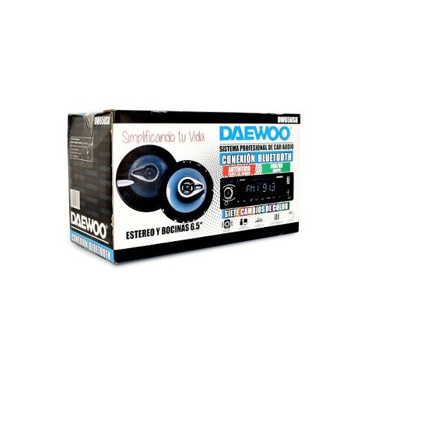 Daewoo Kit Auto Estereo Bocinas Bluetooth Usb Aux Dw65usb