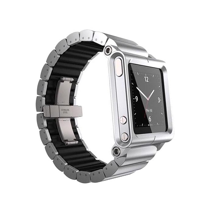 Extensible, Correa De Aluminio Lunatik Link, Reloj Ipod Nano Byteshop