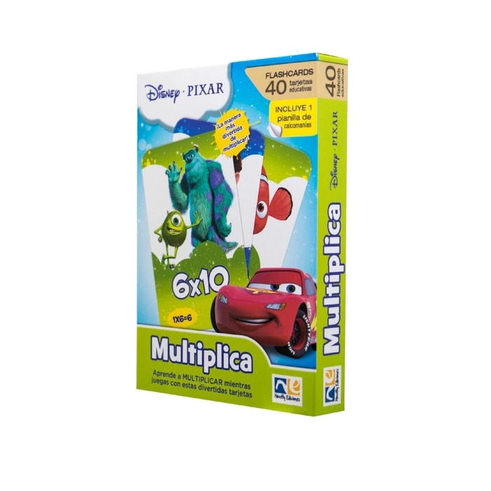 Flash Cards Multiplicaciones Disney Pixar