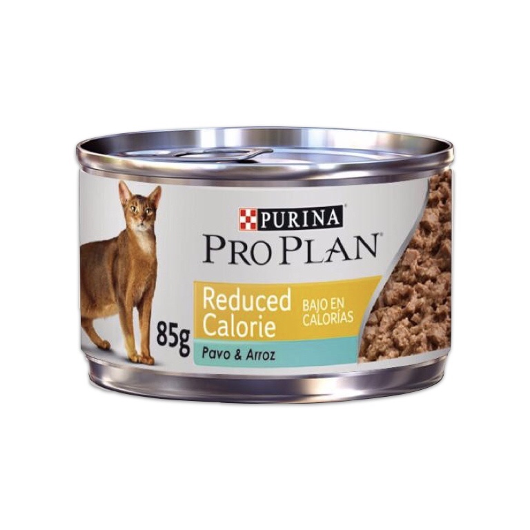 Pro Plan Lata Gato Reducida Calorias Pavo Y Arroz