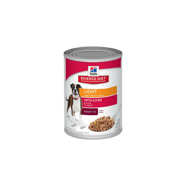 Hills Lata Light Para Perro Adulto 12 Pzas De 370 Gr