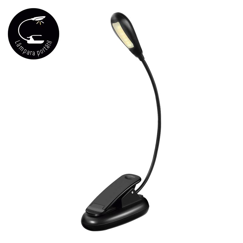 Redlemon Lámpara De Lectura Para Libros Portátil Flexible