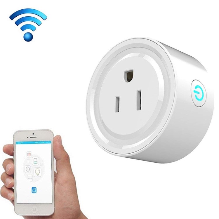 Clavija Contacto Inalambrico Wifi Google Assist y Alexa