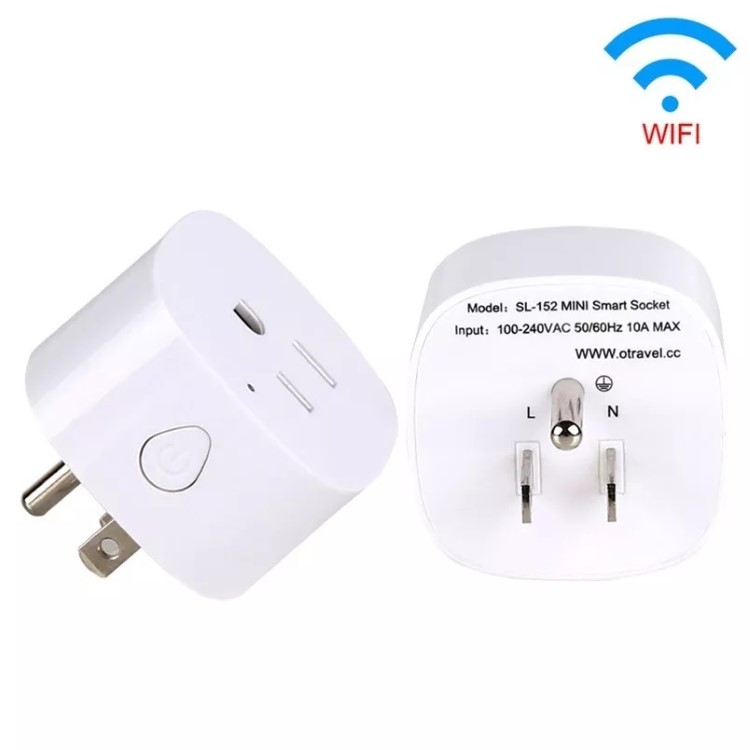 Clavija Contacto Inalambrico Wifi Google Assist y Alexa