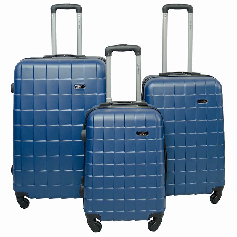 Maletas Set 3 Maletas De Viaje Rigidas Ruedas Azul