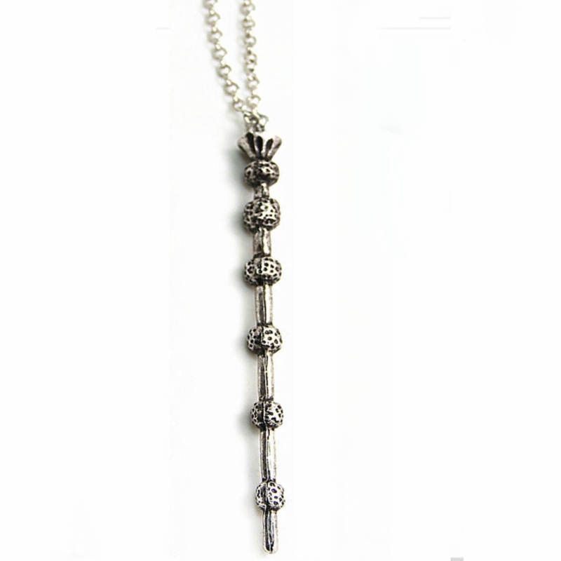 Harry Potter Collar Dije Varita Mágica De Sauco Byteshop