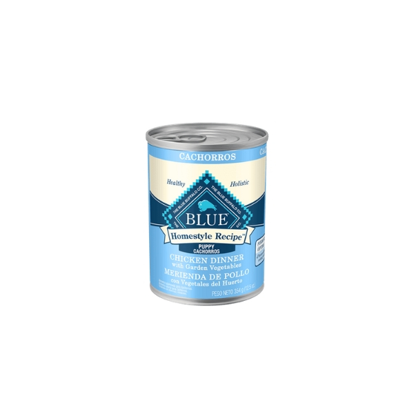 Blue Buffalo Lata Chicken Dinner Perro Cachorro 12 Pzas De 354 Gr