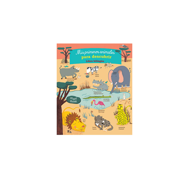 Libro Infantil Mi Primeros Animales Bilingüe Aprendizaje B&t